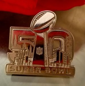 Superbowl 50th, Lapel Pin, Levi Stadium